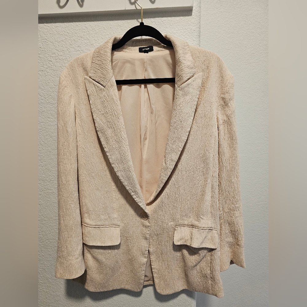 Express Cream Blazer